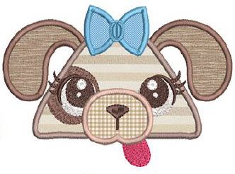 Girl Dog Hooded Towel