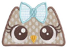 Girl Owl Hooded Towel