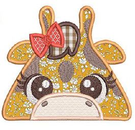 Girl Giraffe Hooded Towel