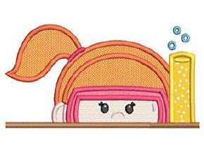 Girl Snorkeling Hooded Towel