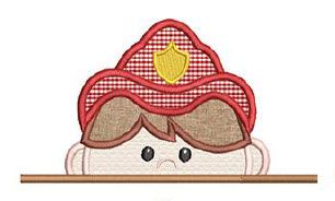 Boy Firefighter Hooded Towel