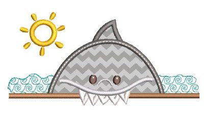 Sunshine Shark Hooded Towel