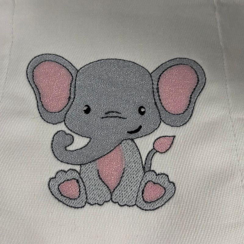 Elephant Burp Cloth