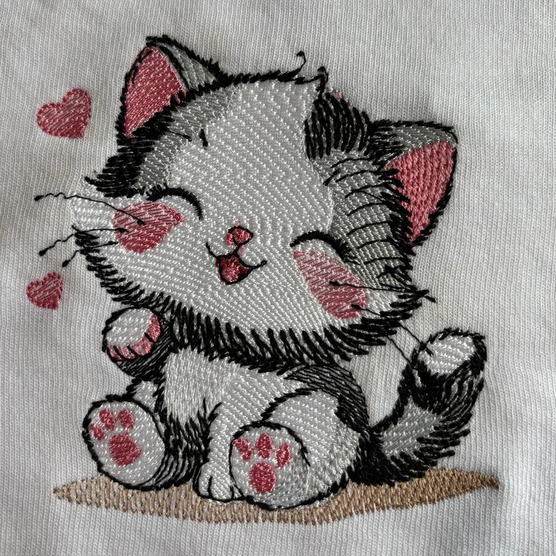 Kitty Burp Cloth