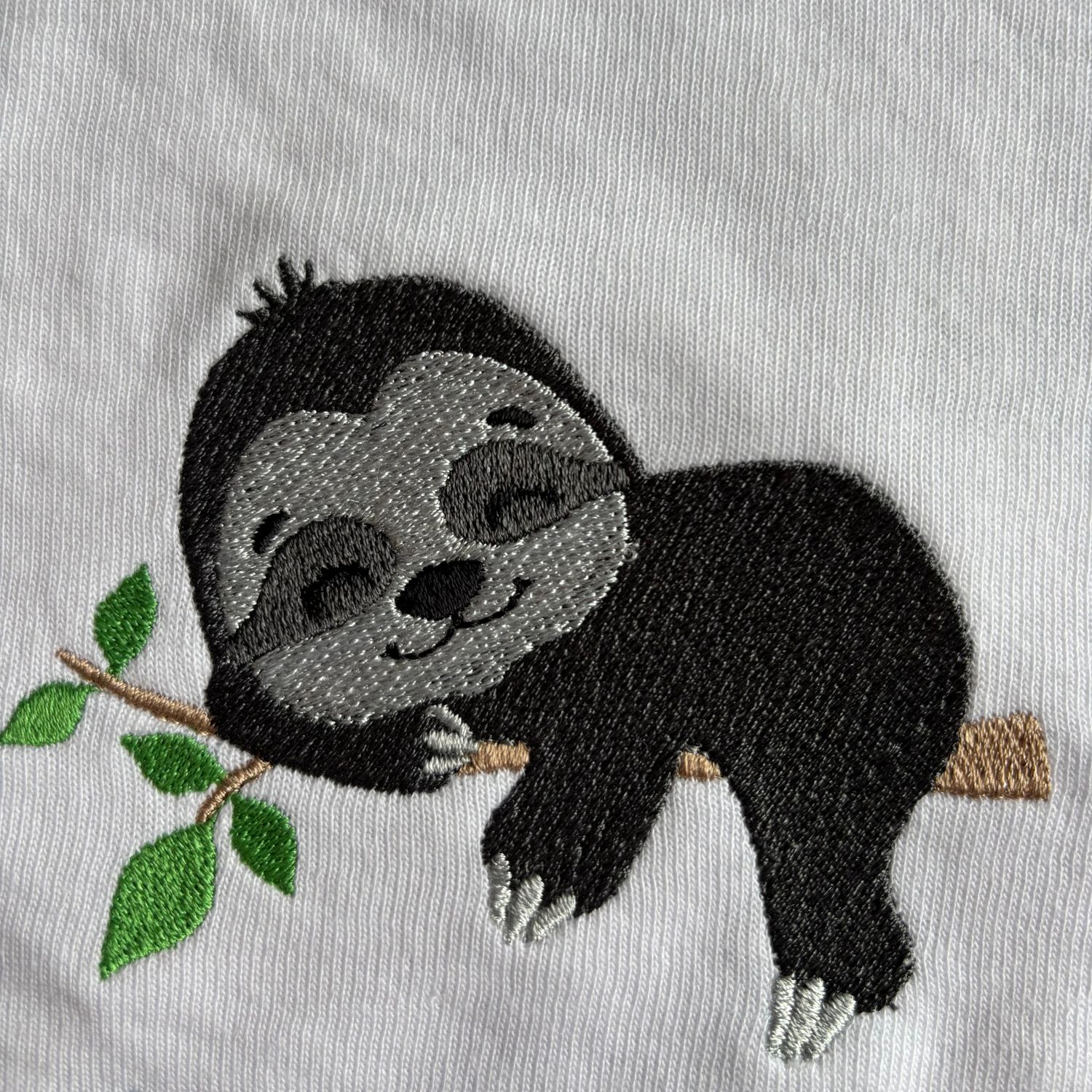 Sleepy Sloth Burp Cloth