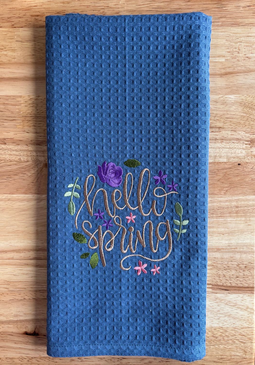 Hello Spring Towel
