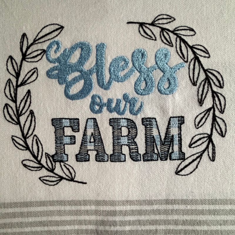 Bless Our Farm Towel