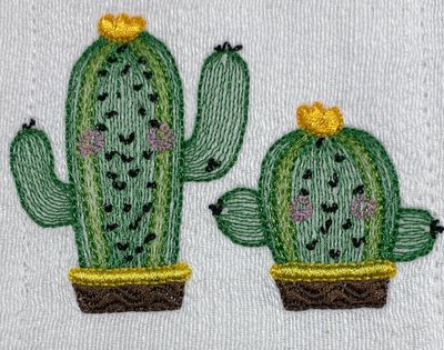 Two Cacti Bib