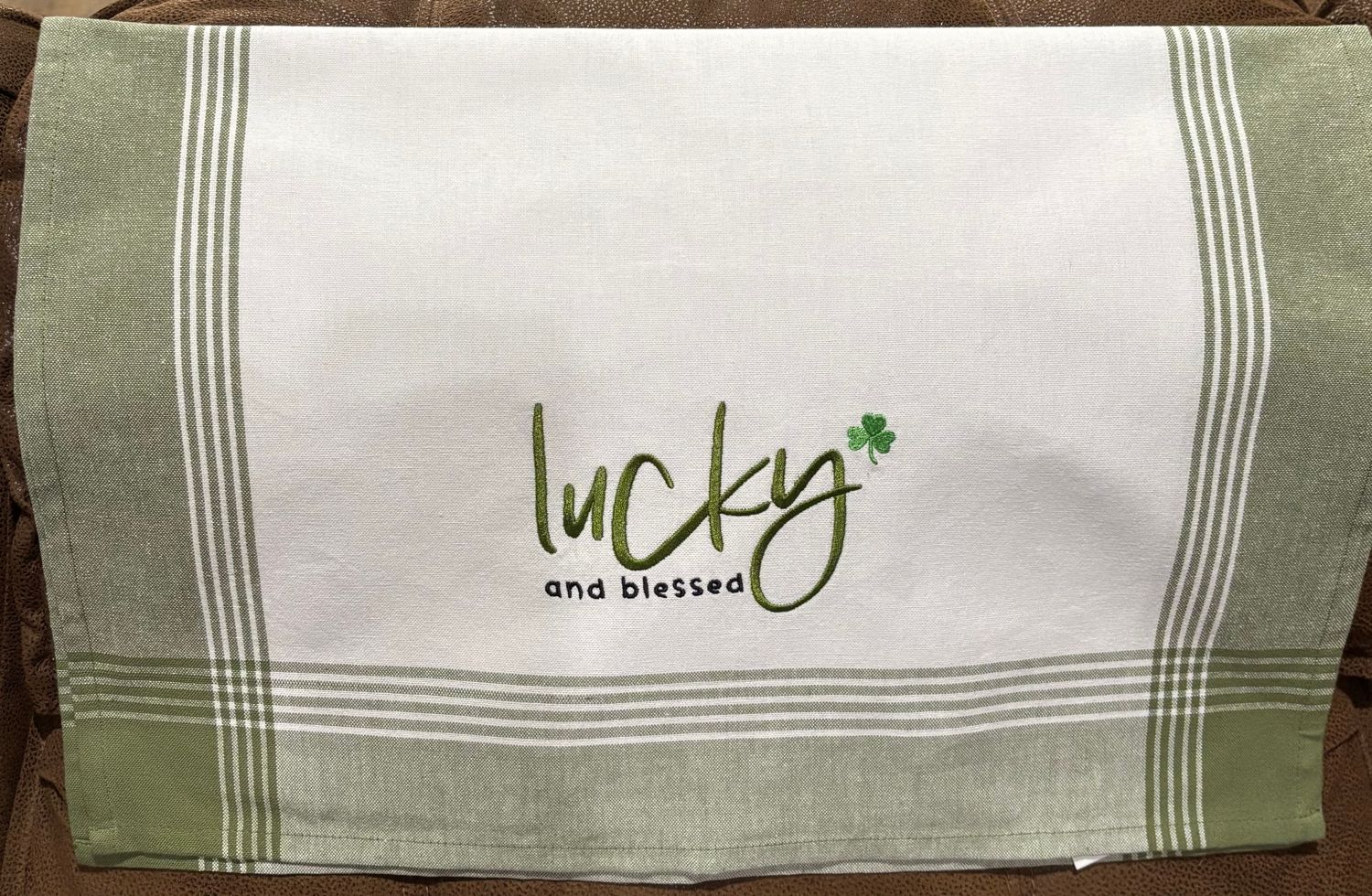 Lucky and Blessed Towel