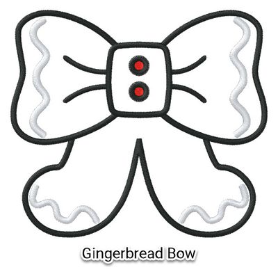 Add Gingerbread Bow Split