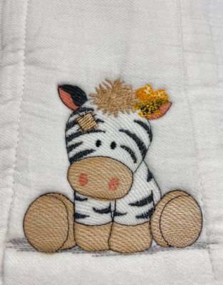 Girl Zebra Bib