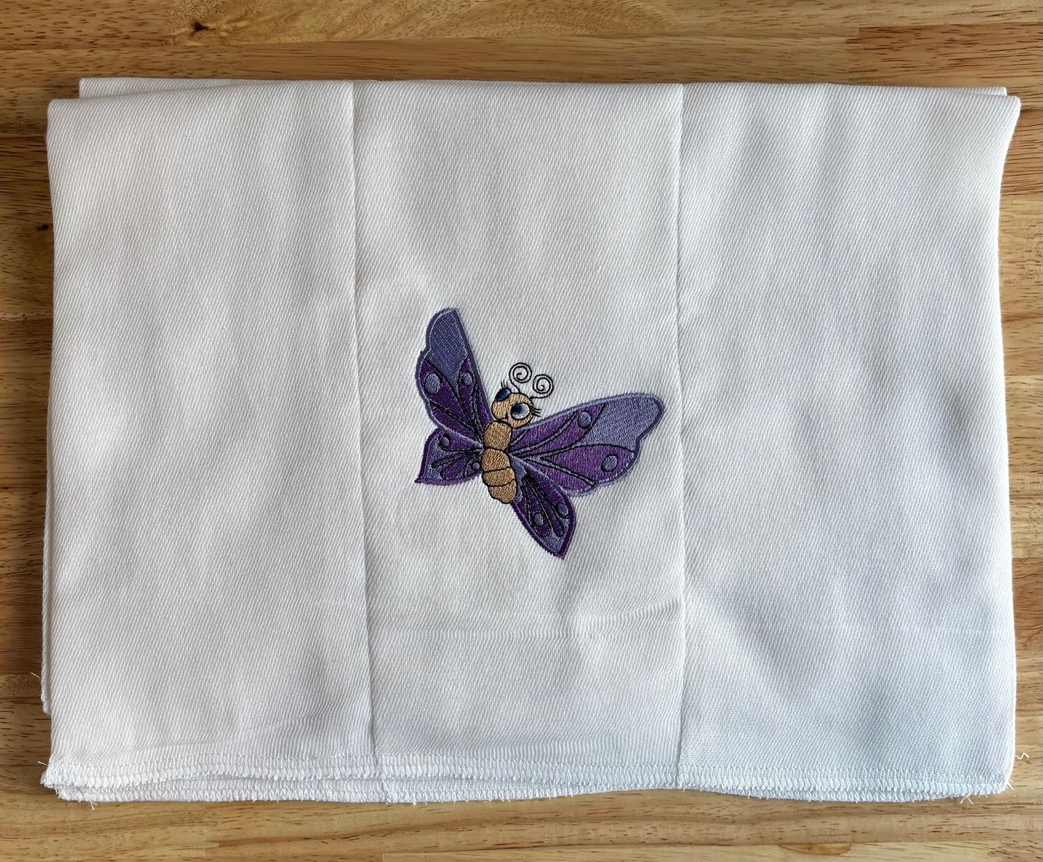 Butterfly Burp Cloth