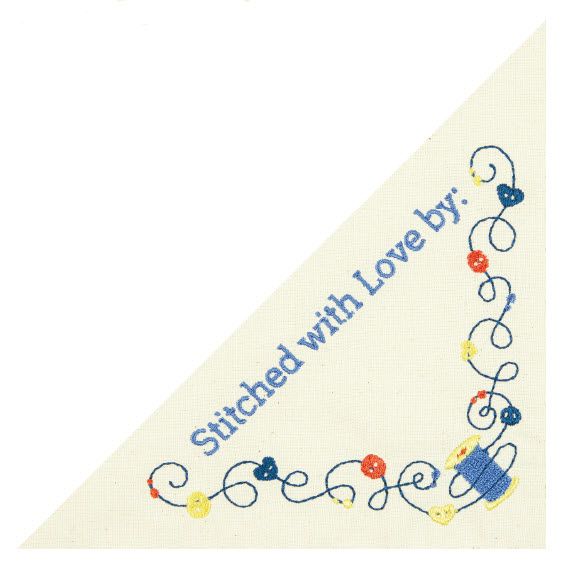 Spool Corner Quilt Label