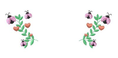 Ladybug Quilt Label