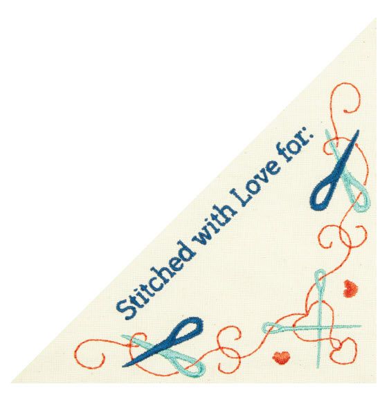 Scissor Corner Quilt Label