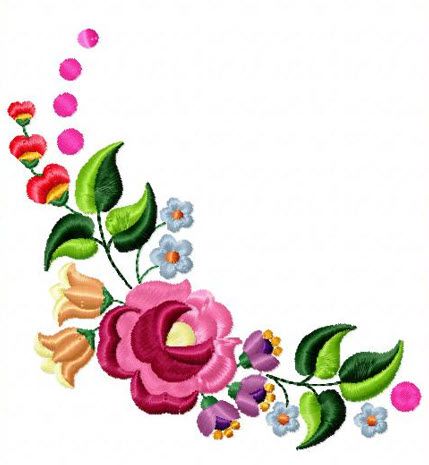 Hungarian Flower Quilt Label