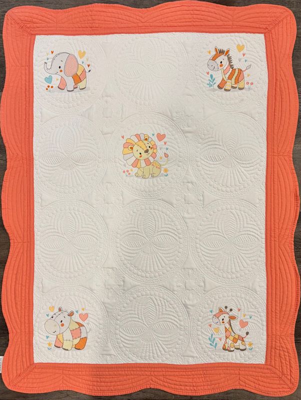 Patchwork Safari Baby Quilt