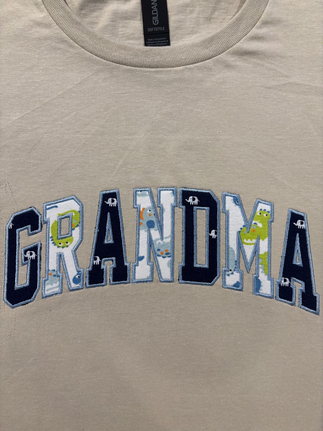 Grandma or Other Names Appliqued Shirt