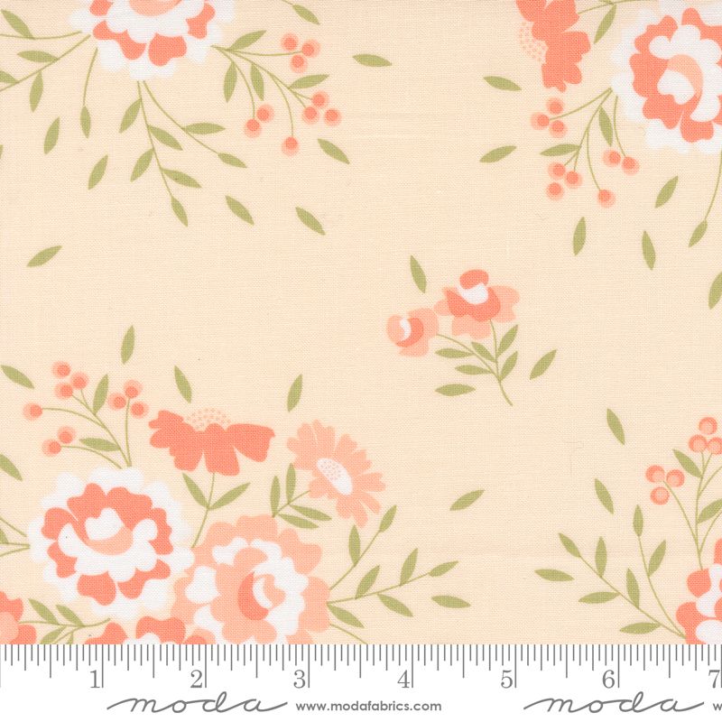Abloom - Pale Pink Springtime Rose Yardage