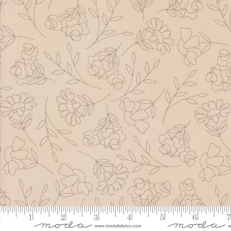 Abloom - Stone Spring Sketch Yardage