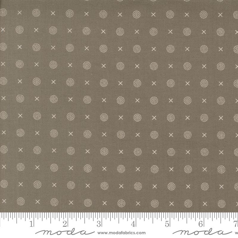 Abloom - Slate X &amp; O Yardage