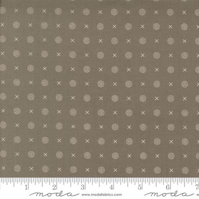 Abloom - Slate X &amp; O Yardage