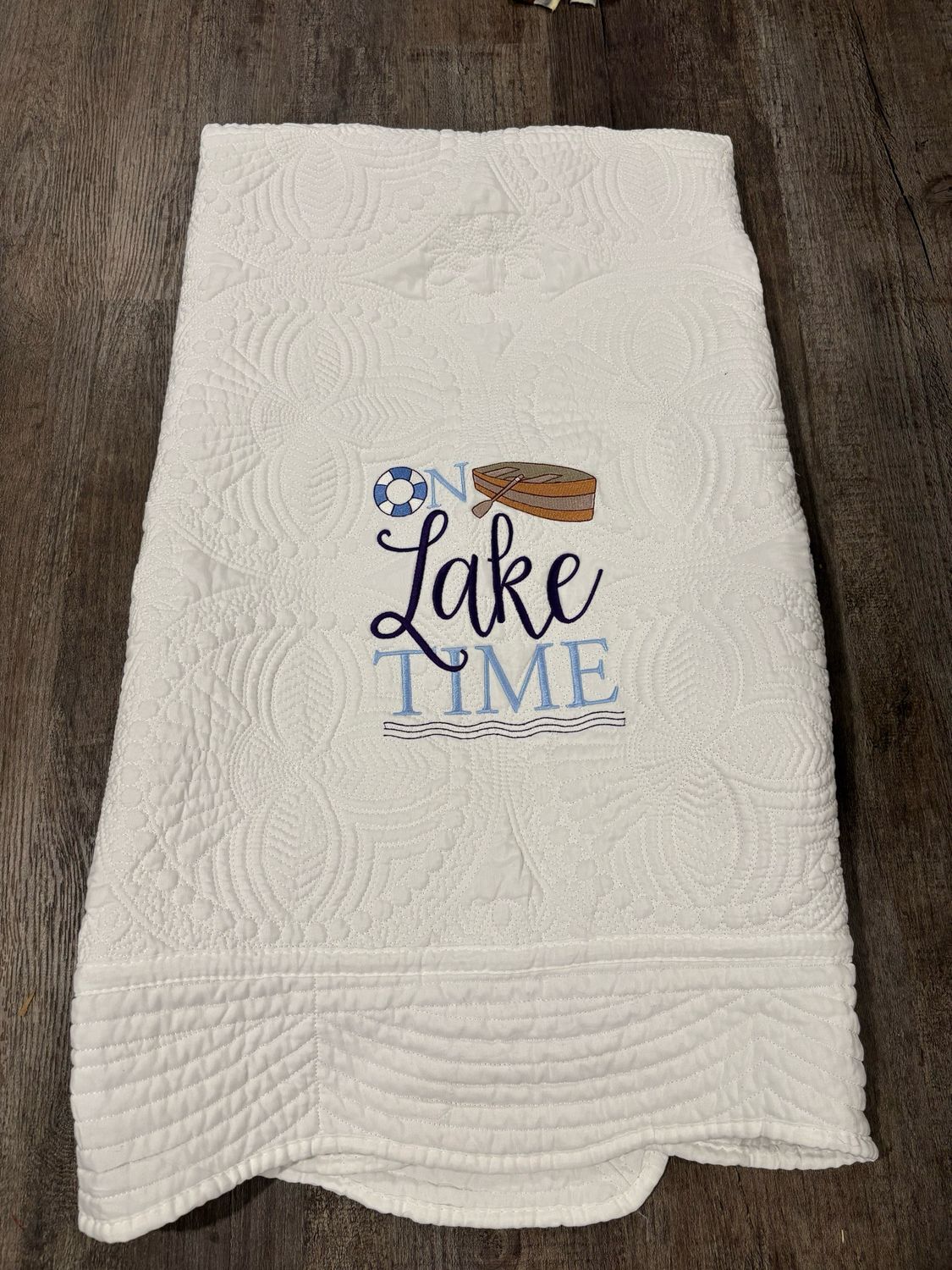 On Lake Time Lap Quilt