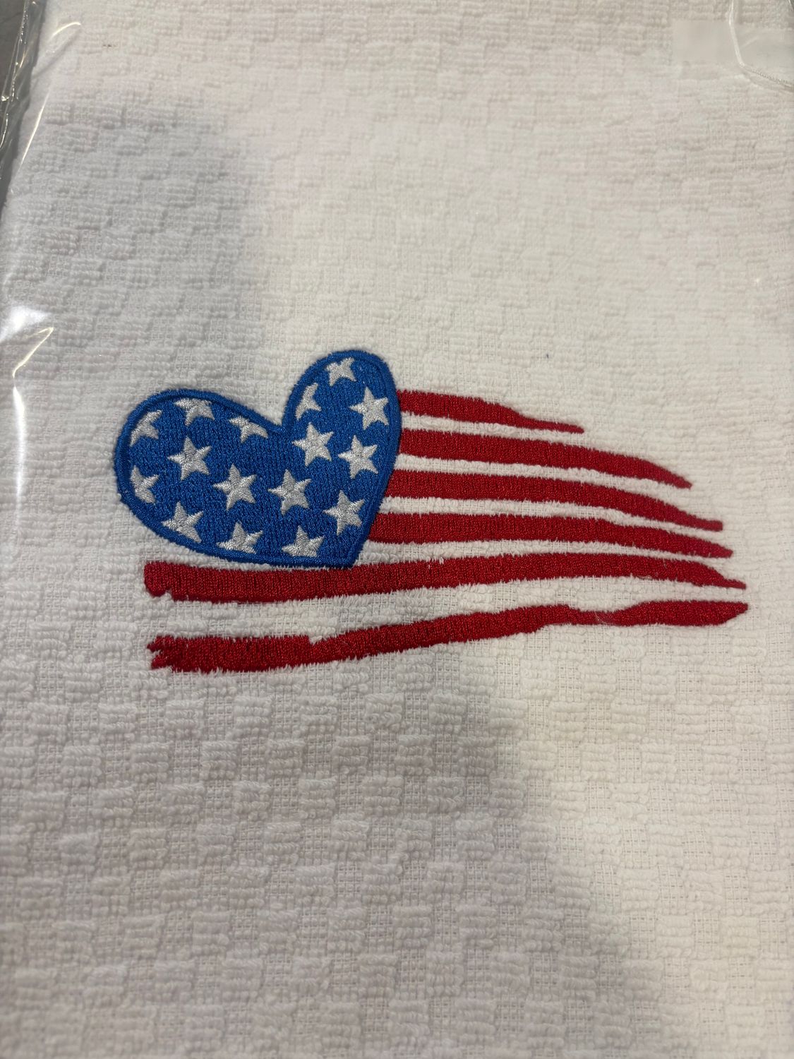 American Flag Towel
