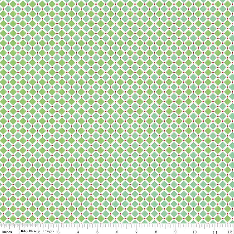 Cozy Christmas Square - Green