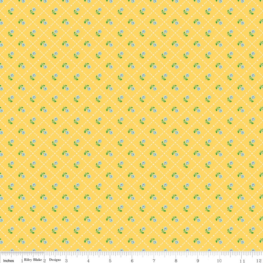 Mon Beau Jardin Grid - Yellow