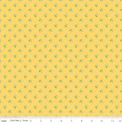 Mon Beau Jardin Grid - Yellow