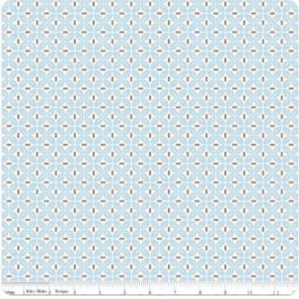 Sew Cherry 2 Leaf - Aqua