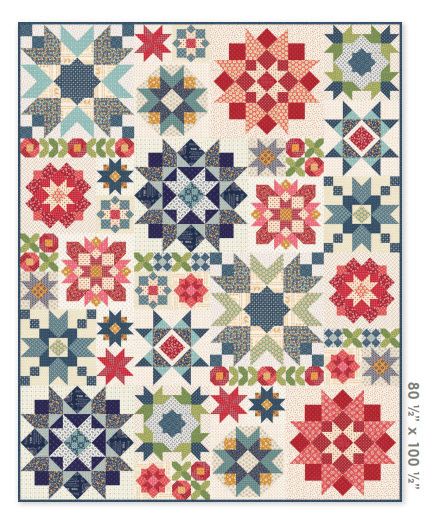 Americana Flower Farm Quilt Kit