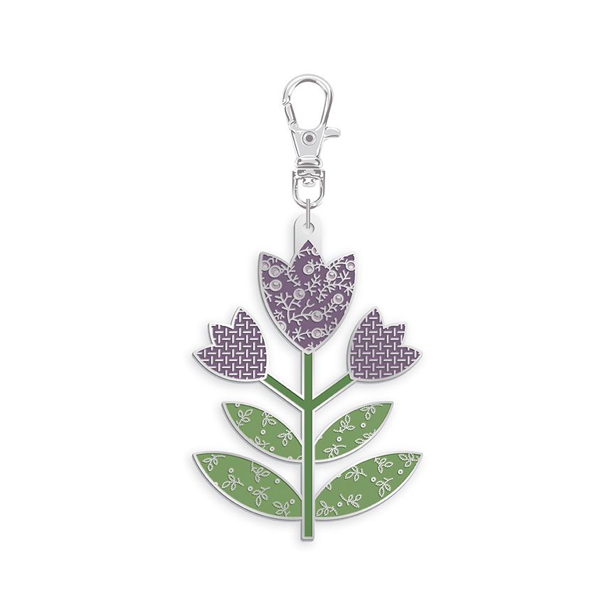 Lori Holt Enamel Happy Charm - Tulip