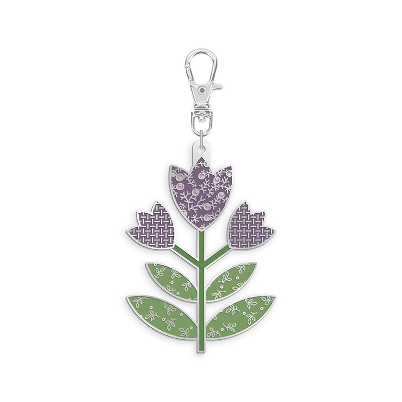 Lori Holt Enamel Happy Charm - Tulip