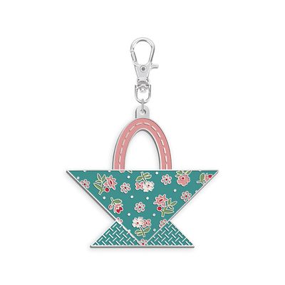 Lori Holt Enamel Happy Charm - Flower Basket