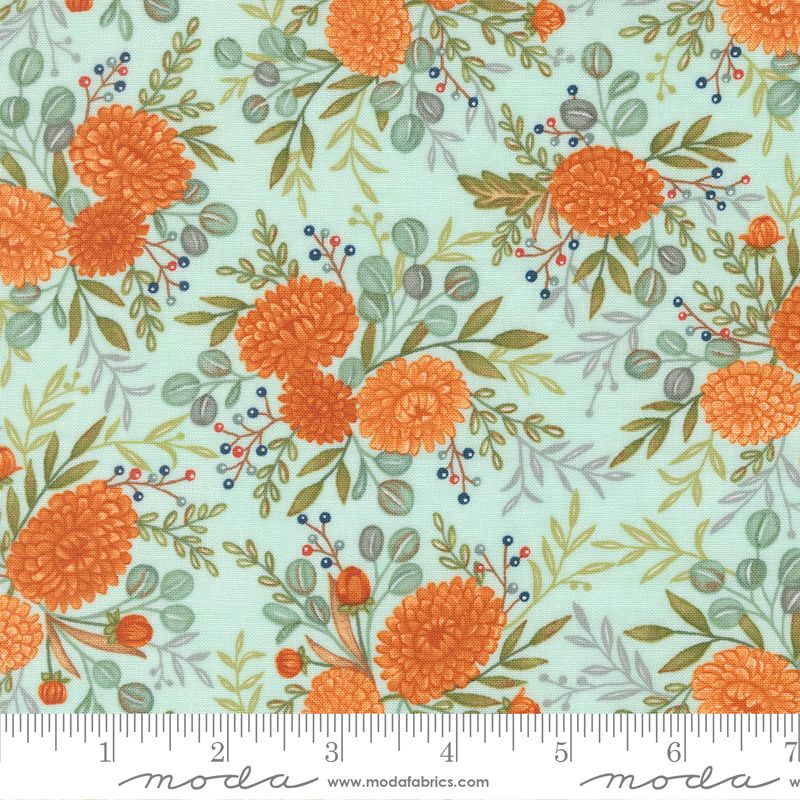 I Love Fall Most of All - Aqua Yardage