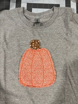 Pumpkin Raggedy Applique Shirt