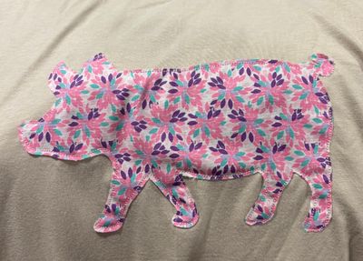 Pig Applique Shirt
