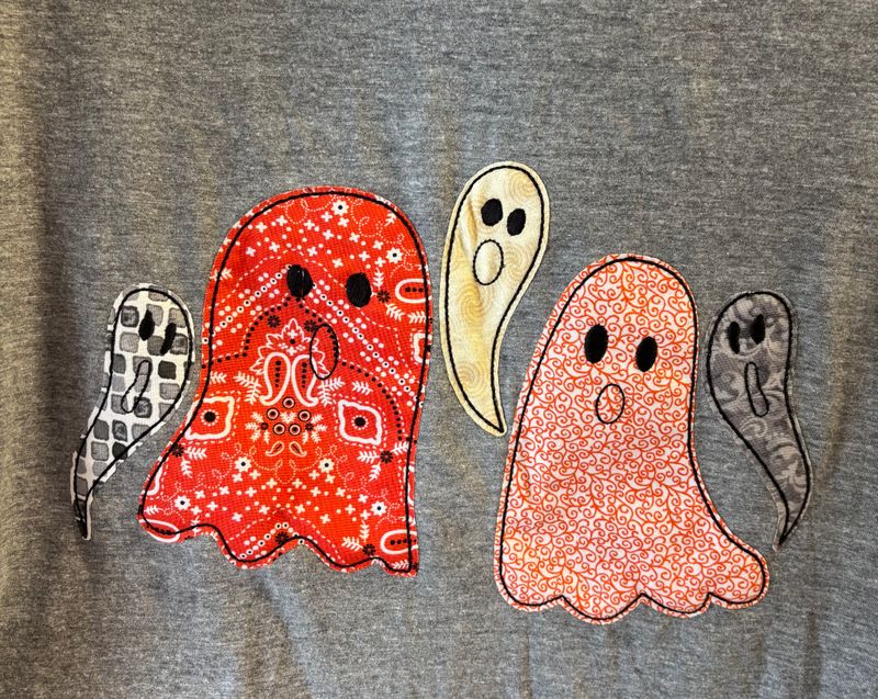 Ghosts Applique Shirt