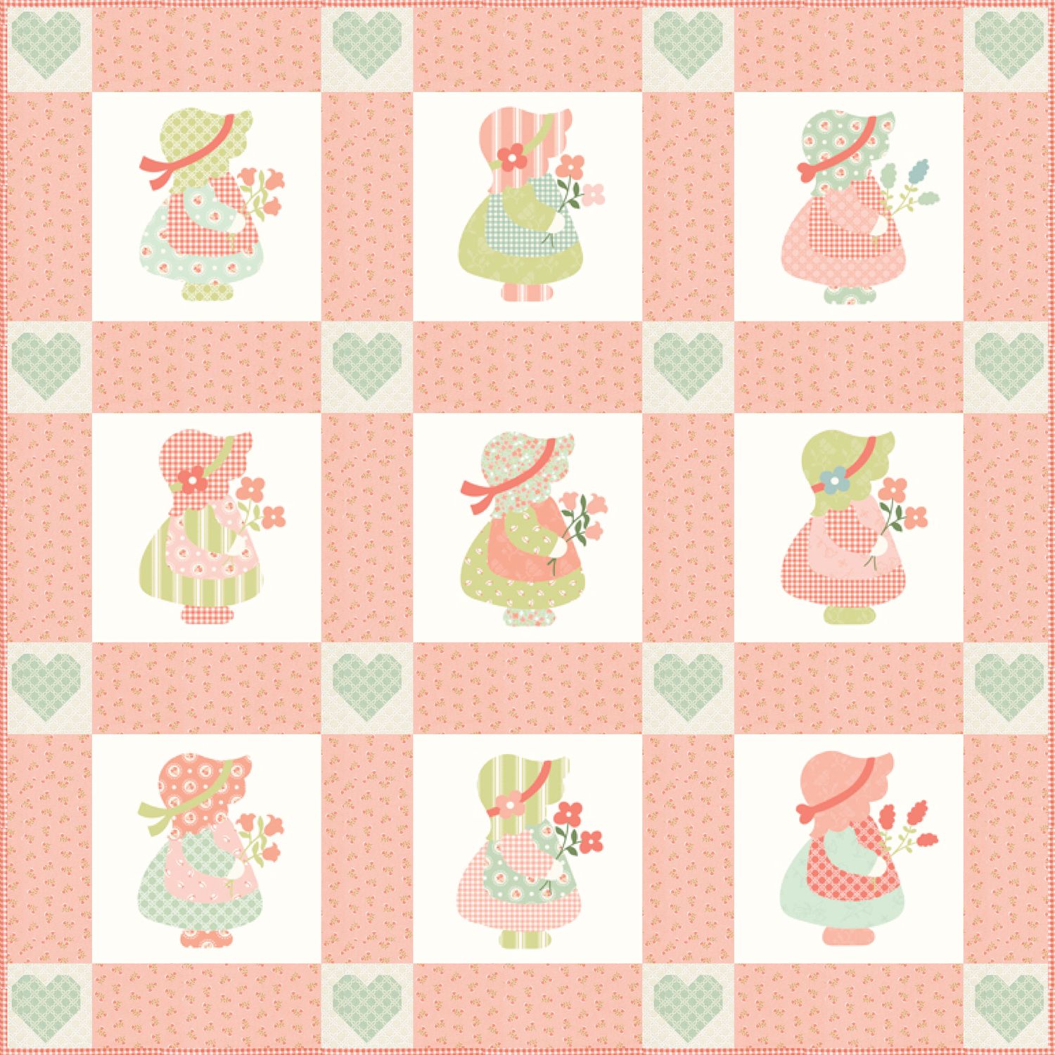 Little Lovey Quilt Kit - Pink Version