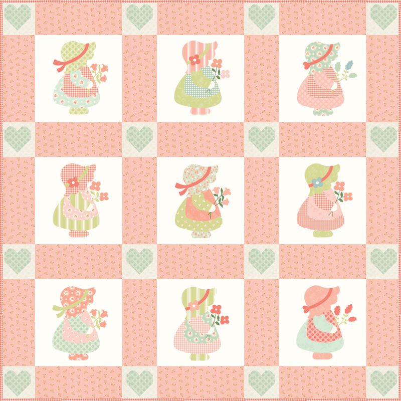 Little Lovey Quilt Kit - Pink Version