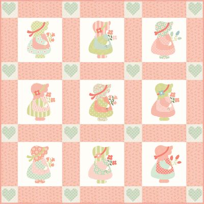 Little Lovey Quilt Kit - Pink Version