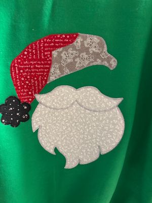 Santa Applique Sweatshirt