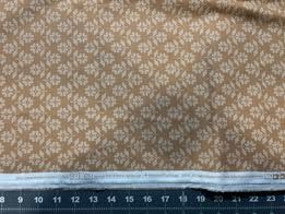 Stitch Flower - Nutmeg - END OF BOLT 1-3/4 YARDS