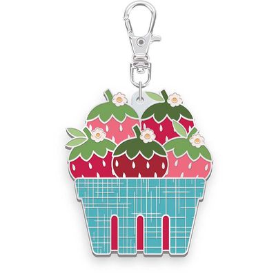 Lori Holt Farmer's Daughter Enamel Happy Charm Berry Basket