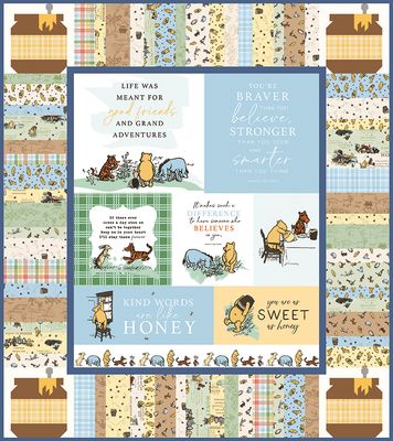 Winnie the Pooh Sweet as Honey Quilt Kit