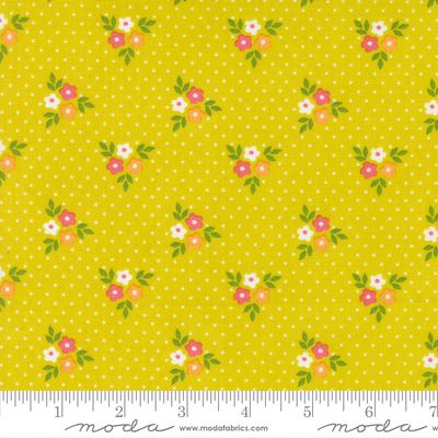 Strawberry Lemonade Bouquet Floral Dots Lemonade