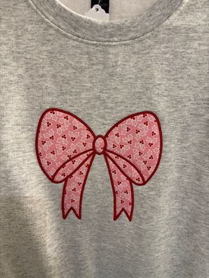 Christmas Bow Sweatshirt - size XS Christmas Bow Sweatshirt - size XS