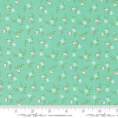 Cali & Co Vine and Bud Sea Yardage Cali & Co Vine and Bud Sea Yardage